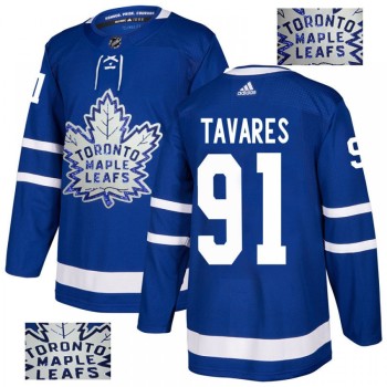 Men's Toronto Maple Leafs #91 John Tavares Blue Fashion Gold Stitched NHL Jersey Men's Toronto Maple Leafs #91 John Tavares Blue Fashion Gold Stitched NHL Jersey