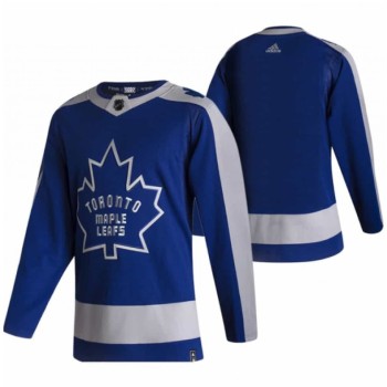 Men's Toronto Maple Leafs Blank 2020/2021 Blue Reverse Retro Special Edition Stitched Jersey Men's Toronto Maple Leafs Blank 2020/2021 Blue Reverse Retro Special Edition Stitched Jersey