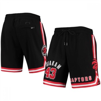 Men's Toronto Raptors #43 Pascal Siakam Black Shorts Men's Toronto Raptors #43 Pascal Siakam Black Shorts
