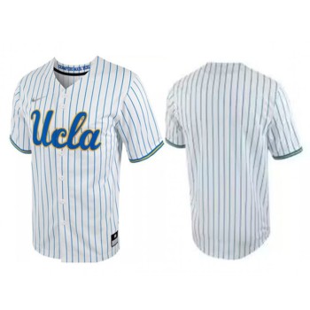 Men's UCLA Bruins Blank White Stitched Baseball Jersey