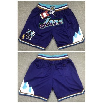 Men's Utah Jazz Purple Shorts (Run Small) Men's Utah Jazz Purple Shorts (Run Small)