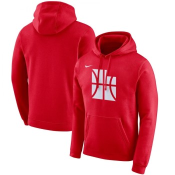 Men's Utah Jazz Red City Edition Club Pullover Hoodie Men's Utah Jazz Red City Edition Club Pullover Hoodie