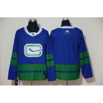 Men's Vancouver Canucks Blue Stitched NHL Jersey Men's Vancouver Canucks Blue Stitched NHL Jersey