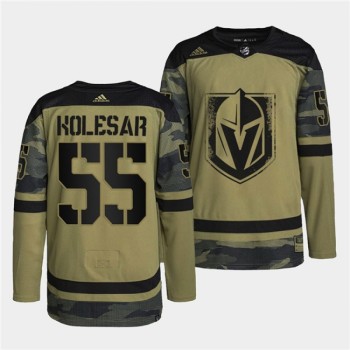 Men's Vegas Golden Knights #55 Keegan Kolesar 2022 Camo Military Appreciation Night Stitched Jersey Men's Vegas Golden Knights #55 Keegan Kolesar 2022 Camo Military Appreciation Night Stitched Jersey