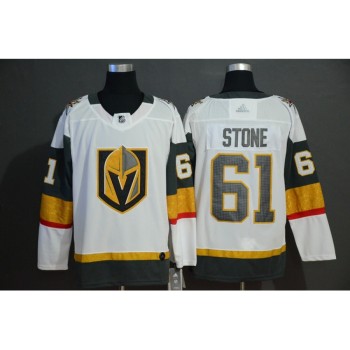 Men's Vegas Golden Knights #61 Mark Stone White Stitched NHL Jersey Men's Vegas Golden Knights #61 Mark Stone White Stitched NHL Jersey