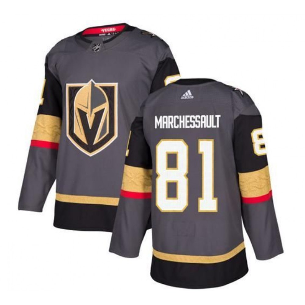Men's Vegas Golden Knights #81 Jonathan Marchessault 2022 Grey Home Stitched Jersey