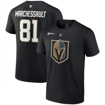 Men's Vegas Golden Knights #81 Jonathan Marchessault Black 2023 Stanley Cup Champions Name & Number T-Shirt Men's Vegas Golden Knights #81 Jonathan Marchessault Black 2023 Stanley Cup Champions Name & Number T-Shirt
