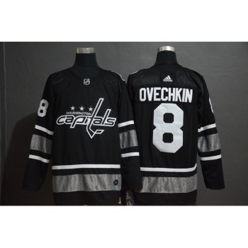 Men's Washington Capitals #8 Alexander Ovechkin Black 2019 NHL All-Star Game Jersey Men's Washington Capitals #8 Alexander Ovechkin Black 2019 NHL All-Star Game Jersey