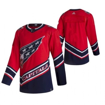 Men's Washington Capitals Blank 2021 Reverse Retro Stitched Jersey Men's Washington Capitals Blank 2021 Reverse Retro Stitched Jersey