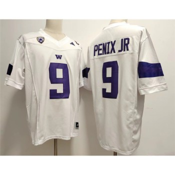 Men's Washington Huskies #9 Michael Penix Jr. White Stitched Jersey Men's Washington Huskies #9 Michael Penix Jr. White Stitched Jersey
