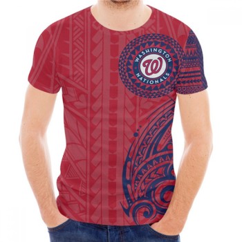 Men's Washington Nationals Red T-Shirt Men's Washington Nationals Red T-Shirt