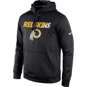 Men's Washington Redskins Black Kick Off Staff Performance Pullover Hoodie Men's Washington Redskins Black Kick Off Staff Performance Pullover Hoodie