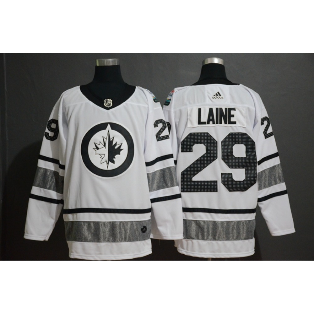 Men's Winnipeg Jets #29 Patrik Laine White 2019 NHL All-Star Game Jersey