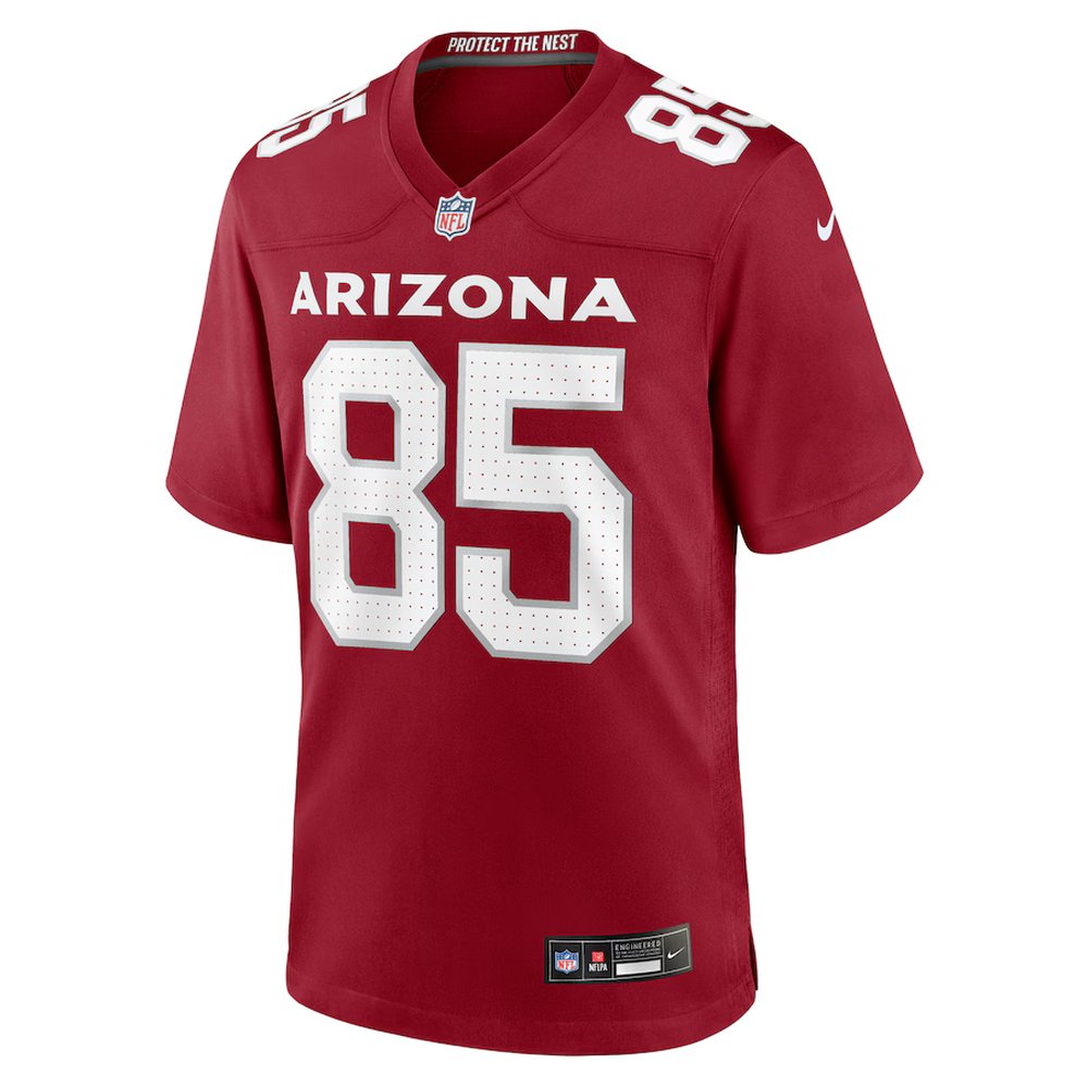 Men's Arizona Cardinals #85 Trey McBride Cardinal Game Jersey Men's Arizona Cardinals #85 Trey McBride Cardinal Game Jersey