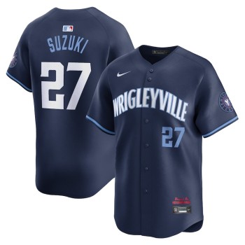 Men's Chicago Cubs #27 Nico Hoerner Navy Cool Base Stitched Baseball Jerse Men's Chicago Cubs #27 Nico Hoerner Navy Cool Base Stitched Baseball Jerse