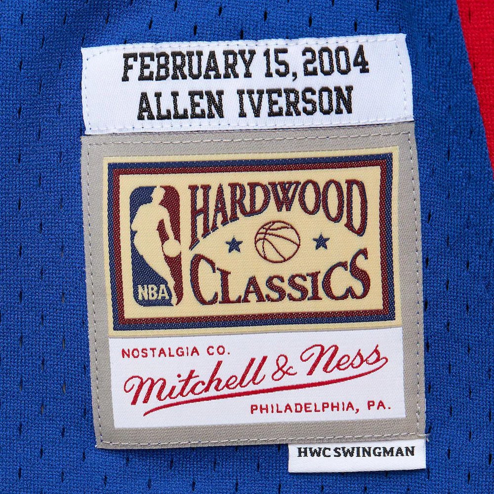 Men's Eastern Conference #3 Allen Iverson Royal Hardwood Classics 2004 NBA All-Star Game Swingman Throwback Jersey Men's Eastern Conference #3 Allen Iverson Royal Hardwood Classics 2004 NBA All-Star Game Swingman Throwback Jersey