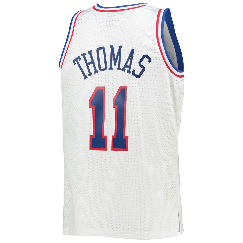 Men's Eastern Conference #11 Isiah Thomas White Hardwood Classics 1992 NBA All-Star Game Swingman Jersey Men's Eastern Conference #11 Isiah Thomas White Hardwood Classics 1992 NBA All-Star Game Swingman Jersey