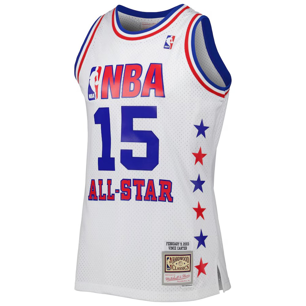 Men's Eastern Conference #15 Vince Carter White 2003 All Star Game Swingman Jersey Men's Eastern Conference #15 Vince Carter White 2003 All Star Game Swingman Jersey