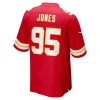 Men's Kansas City Chiefs Chris Jones Nike Red Super Bowl LIX Game Jersey
