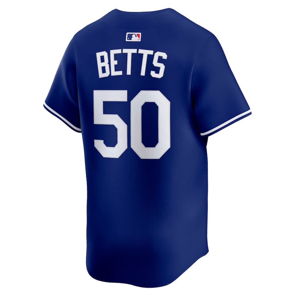 Men's Los Angeles Dodgers #50 Mookie Betts Royal Alternate Limited Player Jersey Men's Los Angeles Dodgers #50 Mookie Betts Royal Alternate Limited Player Jersey