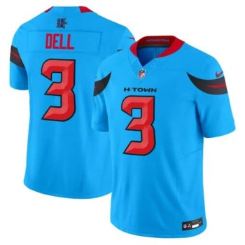 Men's Tank Dell Blue Houston Texans #3 Vapor F.U.S.E. Limited Jersey Men's Tank Dell Blue Houston Texans #3 Vapor F.U.S.E. Limited Jersey