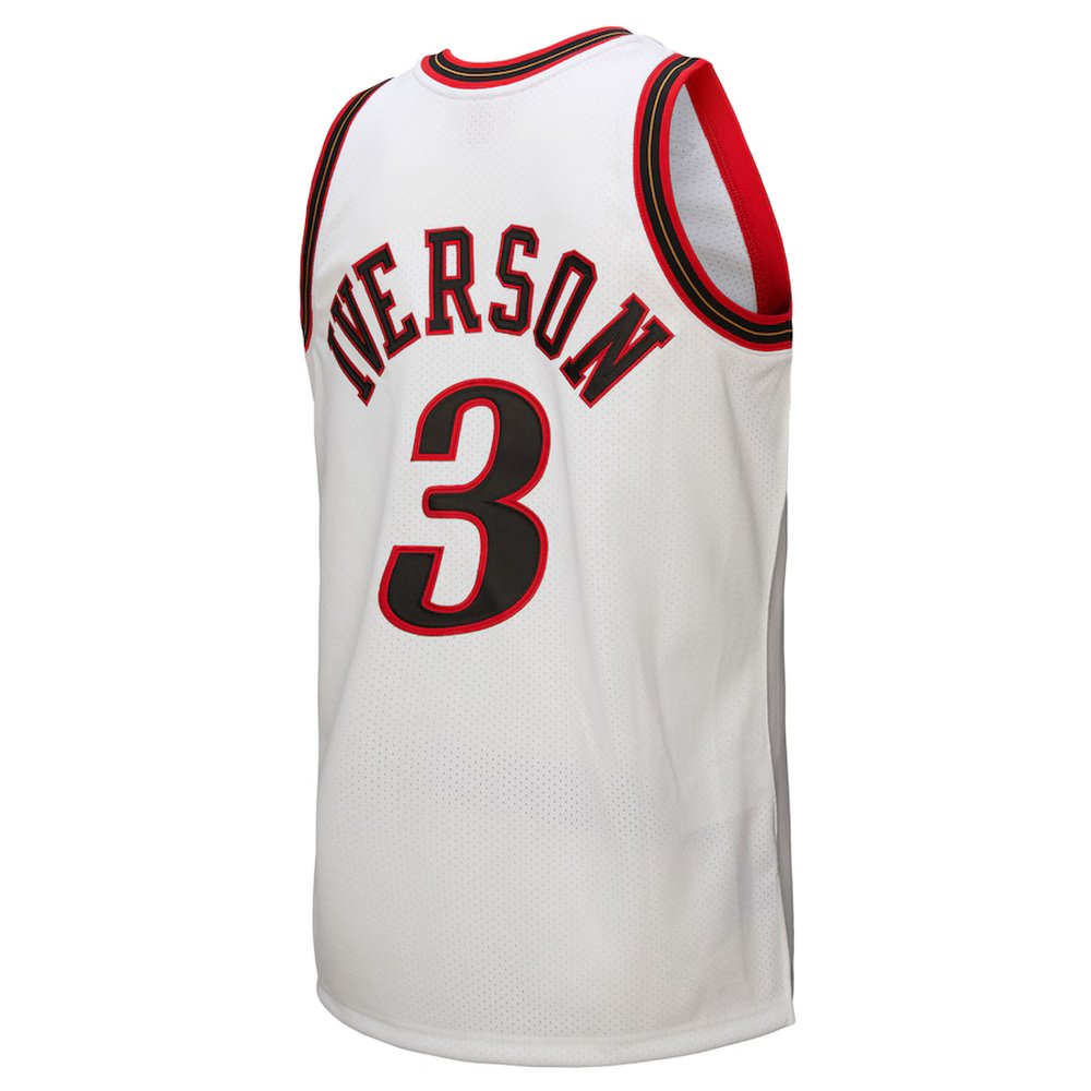 Men's Philadelphia 76ers #3 Allen Iverson White 2000 NBA All-Star Game Authentic Jersey Men's Philadelphia 76ers #3 Allen Iverson White 2000 NBA All-Star Game Authentic Jersey