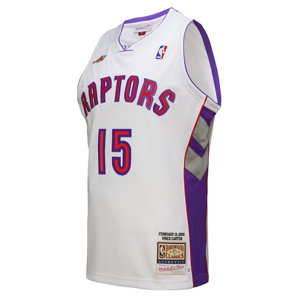 Men's Toronto Raptors #15 Vince Carter White 2000 NBA All-Star Game Authentic Jersey Men's Toronto Raptors #15 Vince Carter White 2000 NBA All-Star Game Authentic Jersey