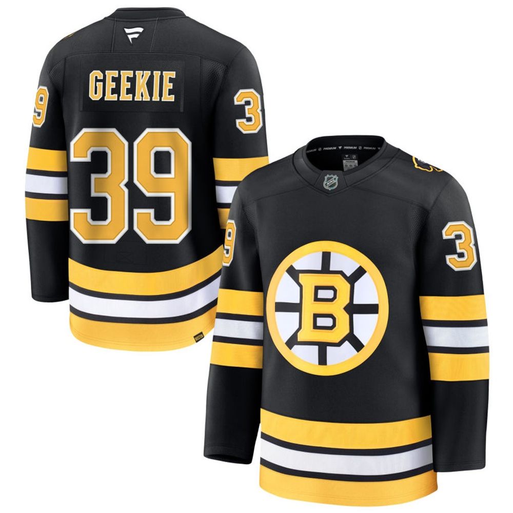 Youth Boston Bruins #39 Morgan Geekie Black Home Player Jersey Youth Boston Bruins #39 Morgan Geekie Black Home Player Jersey
