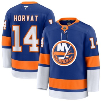 Men's New York Islanders #14 Bo Horvat Royal Home Premium Jersey Men's New York Islanders #14 Bo Horvat Royal Home Premium Jersey