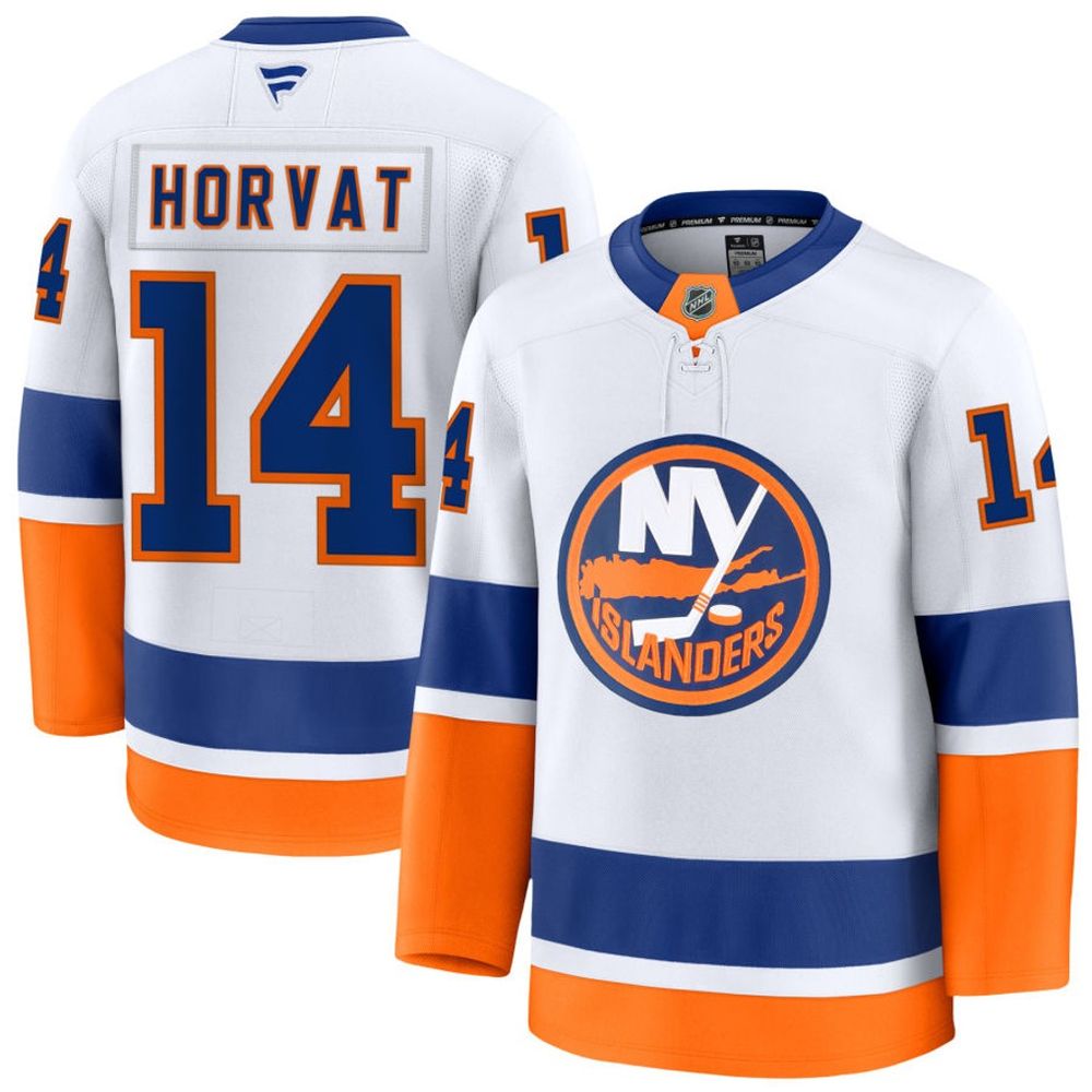 Youth New York Islanders #14 Bo Horvat White Away Jersey Youth New York Islanders #14 Bo Horvat White Away Jersey