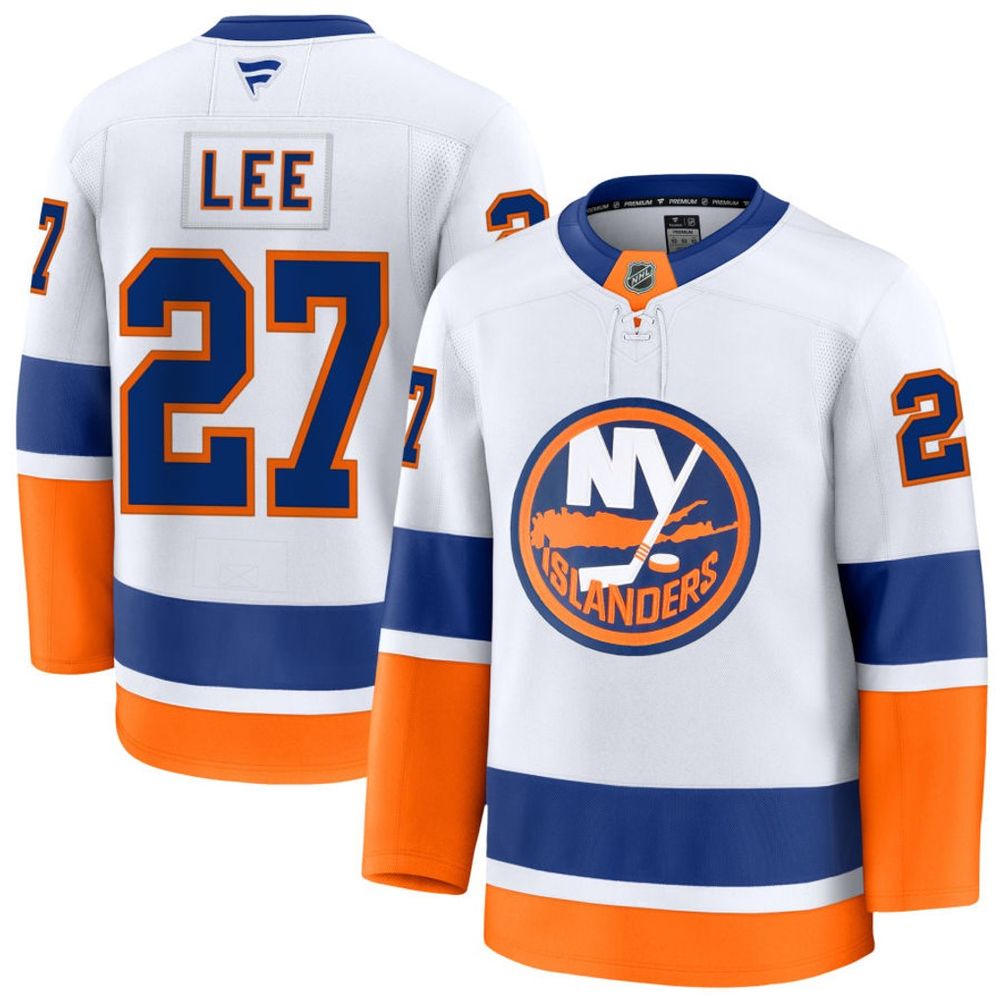 Youth New York Islanders #27 Anders Lee White Away Jersey Youth New York Islanders #27 Anders Lee White Away Jersey