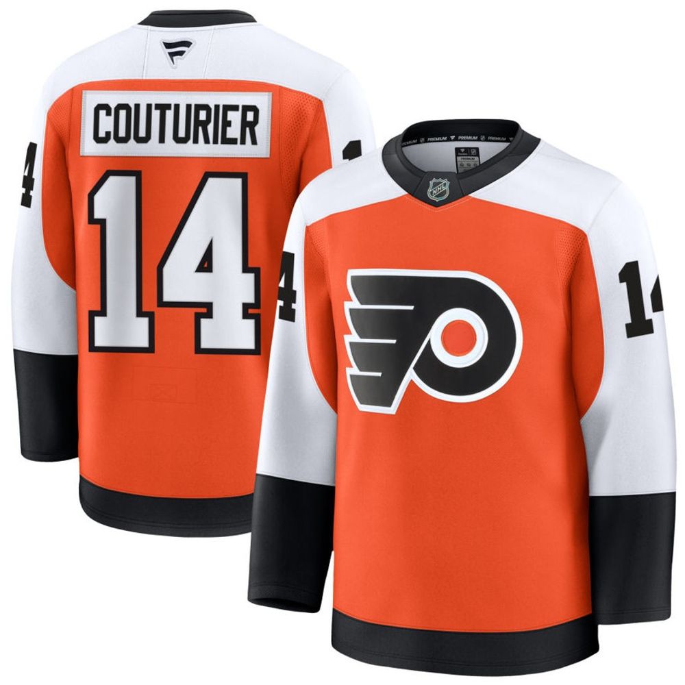 Youth Philadelphia Flyers #14 Sean Couturier Orange Home Jersey Youth Philadelphia Flyers #14 Sean Couturier Orange Home Jersey