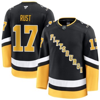 Youth Pittsburgh Penguins #17 Bryan Rust Black Alternate Jersey Youth Pittsburgh Penguins #17 Bryan Rust Black Alternate Jersey