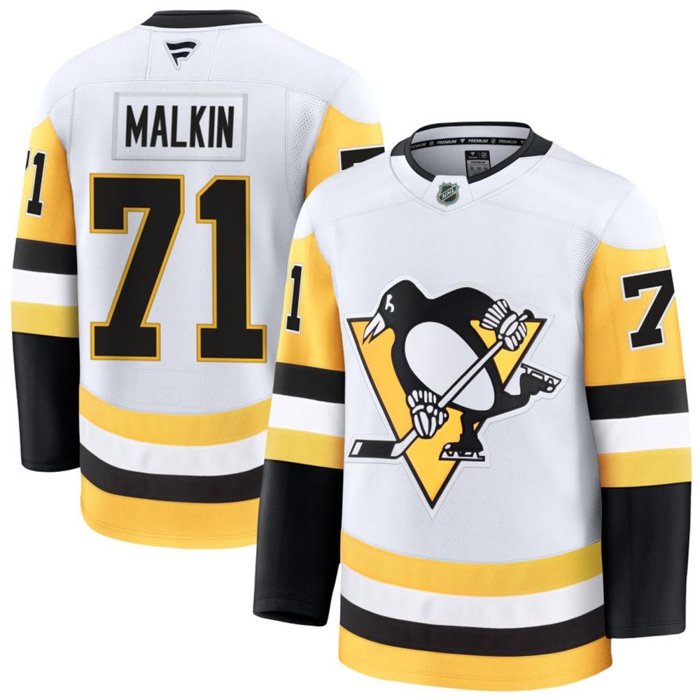 Youth Pittsburgh Penguins #71 Evgeni Malkin White Away Jersey Youth Pittsburgh Penguins #71 Evgeni Malkin White Away Jersey