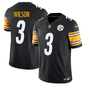 Men's Pittsburgh Steelers #3 Russell Wilson Black F.U.S.E. Vapor Untouchable Limited Jersey Men's Pittsburgh Steelers #3 Russell Wilson Black F.U.S.E. Vapor Untouchable Limited Jersey