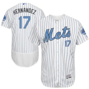 Mets #17 Keith Hernandez White(Blue Strip) Flexbase Authentic Collection 2016 Father's Day Stitched MLB Jersey Mets #17 Keith Hernandez White(Blue Strip) Flexbase Authentic Collection 2016 Father's Day Stitched MLB Jersey