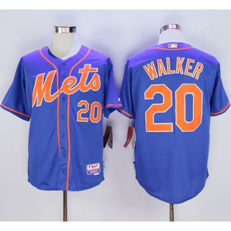Mets #20 Neil Walker Blue Alternate Home Cool Base Stitched MLB Jersey Mets #20 Neil Walker Blue Alternate Home Cool Base Stitched MLB Jersey