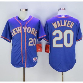 Mets #20 Neil Walker Blue(Grey NO.) Alternate Road Cool Base Stitched MLB Jersey Mets #20 Neil Walker Blue(Grey NO.) Alternate Road Cool Base Stitched MLB Jersey
