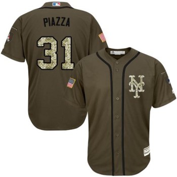 Mets #31 Mike Piazza Green Salute to Service Stitched Youth MLB Jersey Mets #31 Mike Piazza Green Salute to Service Stitched Youth MLB Jersey