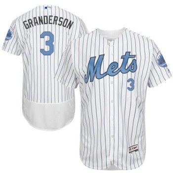 Mets #3 Curtis Granderson White(Blue Strip) Flexbase Authentic Collection 2016 Father's Day Stitched MLB Jersey Mets #3 Curtis Granderson White(Blue Strip) Flexbase Authentic Collection 2016 Father's Day Stitched MLB Jersey