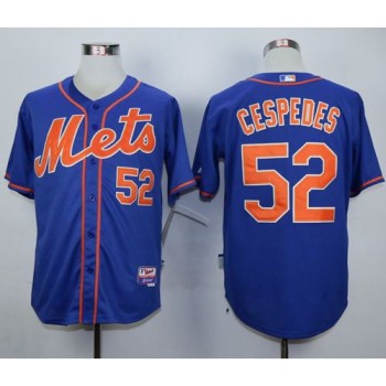 Mets #52 Yoenis Cespedes Blue Alternate Home Cool Base Stitched MLB Jersey Mets #52 Yoenis Cespedes Blue Alternate Home Cool Base Stitched MLB Jersey