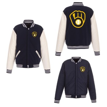 Milwaukee Brewers Reversible Jacket Milwaukee Brewers Reversible Jacket