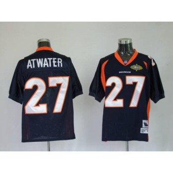 Mitchel & Ness Broncos #27 Steve Atwater Blue With 2010 Super Bowl Patch Stitched Throwback NFL Jersey Mitchel & Ness Broncos #27 Steve Atwater Blue With 2010 Super Bowl Patch Stitched Throwback NFL Jersey