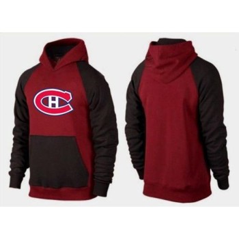 Montreal Canadiens Pullover Hoodie Burgundy Red & Black Montreal Canadiens Pullover Hoodie Burgundy Red & Black