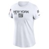 Women's New York Giants  Nike White 2024 Salute To Service Legend Performance T-Shirt
