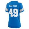 Women's Detroit Lions Hogan Hatten Nike  Blue Game Jersey