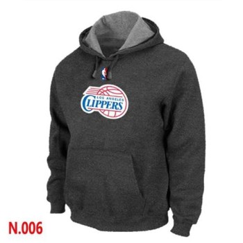 NBA Los Angeles Clippers Pullover Hoodie Dark Grey NBA Los Angeles Clippers Pullover Hoodie Dark Grey