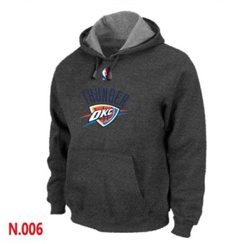 NBA Oklahoma City Thunder Pullover Hoodie Dark Grey NBA Oklahoma City Thunder Pullover Hoodie Dark Grey