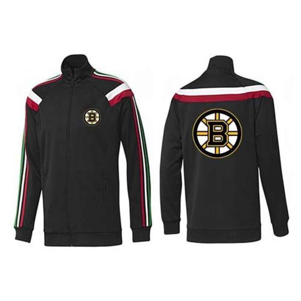 NHL Boston Bruins Zip Jackets Black-1