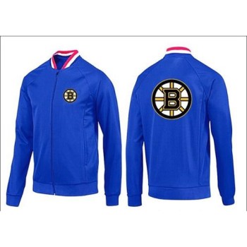 NHL Boston Bruins Zip Jackets Blue-1 NHL Boston Bruins Zip Jackets Blue-1